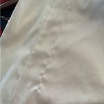 Abercrombie & Fitch Wedding Gown Sz XL Winter White Cut Out Back Slit Side Satin Photo 8