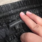 Olivaceous  small faux leather pants Photo 6