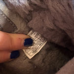 UGG  black Suede Slip-Ons Photo 4