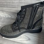 Madden Girl  Black Studded Combat Boots Photo 8