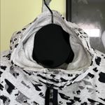 Calvin Klein Performance Light Gray and Black Animal Print High Neck Sweatshirt Photo 2