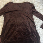 Dana Buckman Crushed Velvet Top Deep Merlot Size M Photo 5