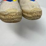 Soludos  x Anthropologie rainbow heart‎ espadrilles size 8 slip on embroidered Photo 6