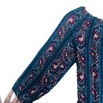 American Eagle 2/$30  Paisley Print Boho Off the Shoulder Romper Jumper XS Photo 4