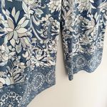 Joan Rivers Regular Luxe Knit Printed Crop Pant Blue Size 1X Photo 3