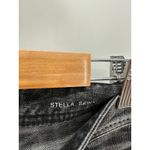 EXPRESS  Black Wash Stella Skinny Denim Jeans Distressed Mid‎ Rise Women Size 10 Photo 4