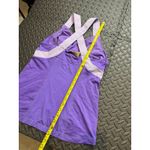 Lululemon Women‎ Sz 10 Push Ur Limits Lavender Purple Cross Back Wide Strap Tank Photo 5