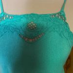 O'Neill O’Neill Green Feminine Lace Trimmed Tank Top Photo 3
