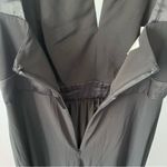 David's Bridal DAVID’S BRIDAL Black Knee Length Keyhole Bridal Bridesmaid Dress 10 Photo 6