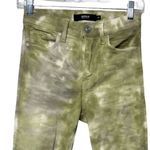 Hudson Jean Women 4 26" Green Gray Tie Dye Barbara High Waist Super Skinny Ankle Photo 2