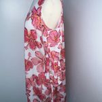 Simply Southern  Womens Cold Shoulder Tassel Dress Size M Pink Hibiscus Bell Photo 1