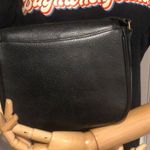 BURBERRYS Tumbled Black Leather Magnetic Close Nova Check Lining Crossbody Bag Photo 1