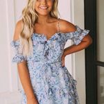 These Three Boutique These Three Blue OTS Sundress Photo 0