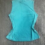 Croft & Barrow Sky blue sleeveless mock neck Photo 0