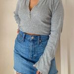 Jones New York  long sleeve grey thermal top Photo 1