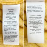 Madewell  Brushed Herringbone Knit Shirt Jacket Warm Yellow Shacket Size Small Photo 10