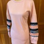 Lavishly Paris NWT,  Women’s Baby Pink Frill Trim Long Sleeved Dress. Photo 7