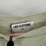 LNA CLOTHING Tee Size Large NWT Yara Smoke Green Crop Cropped Casual Comfy Top Photo 3