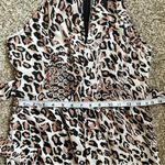 🦋 Animal Print Halter Wide Leg Jumpsuit Medium Photo 4