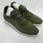 J/Slides Urban‎ Sport Knit Sneakers Olive Green Lightweight Shoes Size 7.5 Photo 1