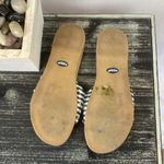 Dr. Scholls  Black & White Plaid Gingham Flat Slide Shoes 7 Photo 2