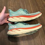 Hoka One One light blue & pink athletic running 11 sneakers Photo 2
