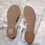 Jack Rogers Worth Raffia Flat Sandals in Ivory/White, NWT, Size 7 Photo 5