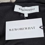 We Wore What Cutout Midi Skirt Strappy Waist in Black L NWT Photo 3