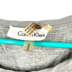 Calvin Klein  Size Medium Shirt Gray Cut Off Sleeves Tank‎ Pocket Tee Crew Neck Photo 2