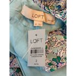Loft  Floral Bloom Criss-Cross Halter Dress Size 2P NWT Photo 8