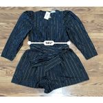 Ulla Johnson Vika Playsuit STRIPE LINEN OPEN BACK ROMPER size 4 Photo 7