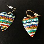Boho Heart Earrings Southwest Festive New Trendy Photo 0