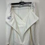 Princess Polly  White Long Sleeve Wrap Dress Photo 7