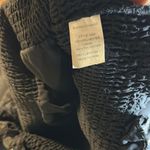 Karina Grimaldi Women's Black & Gold Size L Smocked Waist Long Sleeve Photo 11