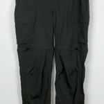 REI Hiking Pants Women’s Size 10 Green Convertible Outdoor Active Belted Pockets Photo 0