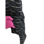 Sundry Anthropologie  Black Striped Racerback Tank Ruched Scrunched Dress M 8/10 Photo 5