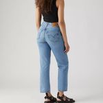 Levi's New Premium Women Ribcage Straight Ankle Jeans "In the Middle" 29x27 Photo 2