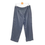 Eileen Fisher  Petite Black‎ Silk Satin Cargo Pants Size Large Petite Photo 3