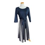 NWT Womens Vfshow Navy Blue Cape Cod Mixed Media A Photo 5