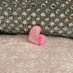 Shoe charm, pink sparkly heart Photo 0