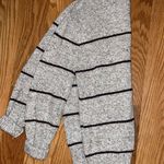 Chunky Striped Sweater Gray Size M Photo 1