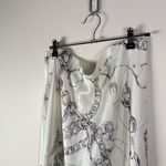 Hailey Chain Printed Satin Slip Skirt Size 1X Photo 2