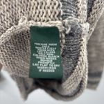 Ralph Lauren Lauren Large Beige Southwestern Chunky Knit Sweater Wool *Flaw Photo 5