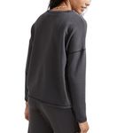 Madewell MWL Superbrushed Easygoing Terry Fleece Sweatshirt Large Black Coal Photo 1