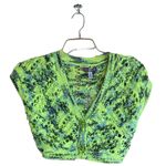 Urban Outfitters NWOT  Uo Lottie Shrug Sweater Crochet In Green Photo 1