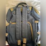 Rustic Town Canvass Blue Oxford Backpack Baby Diaper Bag Photo 5