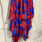 Alice + Olivia Floral Ilia Tiered Fit Flare Ruffle Maxi Dress Wedding *READ* Photo 7