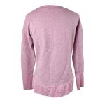 Athleta  Balance Pullover Pink Speckled Victorian Berry Sweatshirt Top Small Photo 5