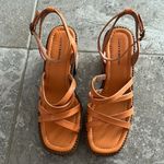 Lucky Brand Taiza Ankle Strap Platform Sandals in Sunflower Tan, Size 9.5 NEW Photo 3