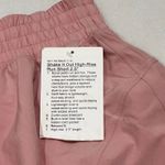 Lululemon  Shake It Out High Rise Run Short 2.5 Pink Peach Size L LW71DENS Photo 1